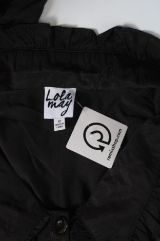 Γυναικείο πουκάμισο Lola May, Μέγεθος M, Χρώμα Μαύρο, Τιμή 5,20 €