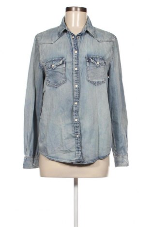 Damenbluse Mango, Größe M, Farbe Blau, Preis 14,04 €