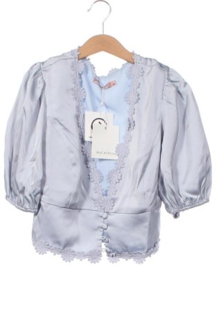 Γυναικείο πουκάμισο SkyLAR Rose, Μέγεθος S, Χρώμα Μπλέ, Τιμή 37,11 €