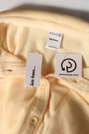 Γυναικείο πουκάμισο iets frans..., Μέγεθος XL, Χρώμα Κίτρινο, Τιμή 5,57 €
