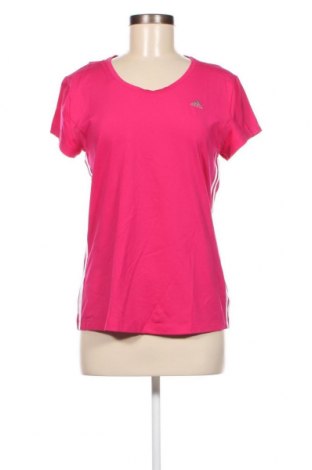 Дамска тениска Adidas, Размер L, Цвят Розов, Цена 20,00 лв.