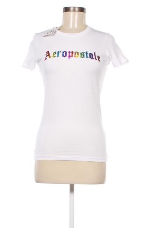 Damen T-Shirt Aeropostale, Größe S, Farbe Weiß, Preis 10,82 €