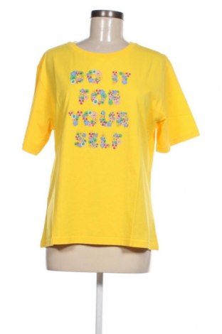 Γυναικείο t-shirt Chiara Ferragni, Μέγεθος M, Χρώμα Κίτρινο, Τιμή 35,05 €
