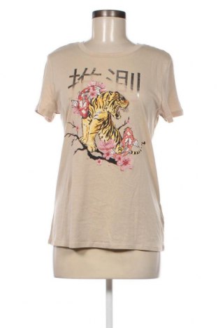 Γυναικείο t-shirt Guess, Μέγεθος S, Χρώμα  Μπέζ, Τιμή 32,47 €