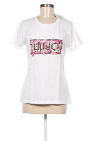Γυναικείο t-shirt Liu Jo, Μέγεθος L, Χρώμα Λευκό, Τιμή 56,19 €