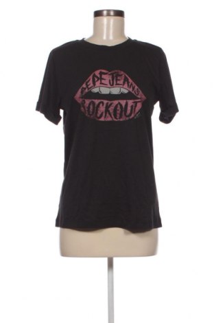 Γυναικείο t-shirt Pepe Jeans, Μέγεθος M, Χρώμα Μαύρο, Τιμή 29,90 €