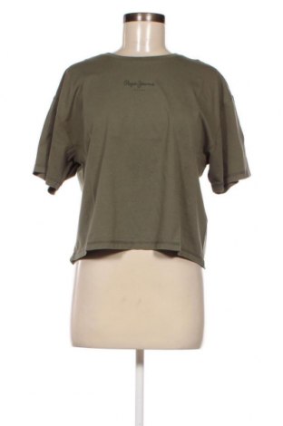 Γυναικείο t-shirt Pepe Jeans, Μέγεθος M, Χρώμα Πράσινο, Τιμή 29,90 €