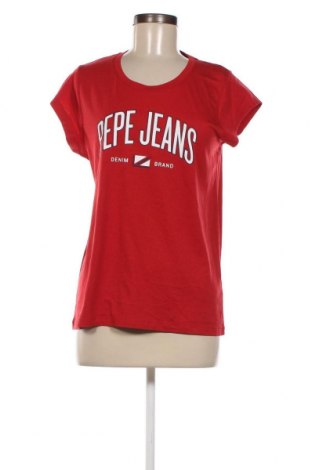 Γυναικείο t-shirt Pepe Jeans, Μέγεθος M, Χρώμα Κόκκινο, Τιμή 29,90 €