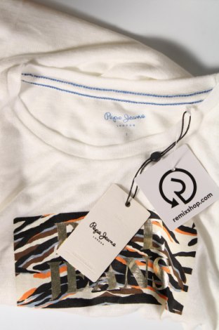 Γυναικείο t-shirt Pepe Jeans, Μέγεθος S, Χρώμα Λευκό, Τιμή 29,90 €