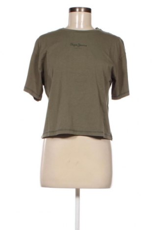 Γυναικείο t-shirt Pepe Jeans, Μέγεθος S, Χρώμα Πράσινο, Τιμή 8,97 €