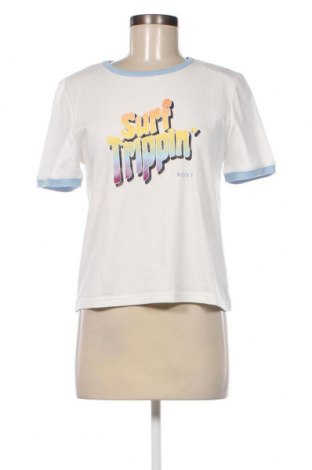 Γυναικείο t-shirt Roxy, Μέγεθος S, Χρώμα Λευκό, Τιμή 17,01 €