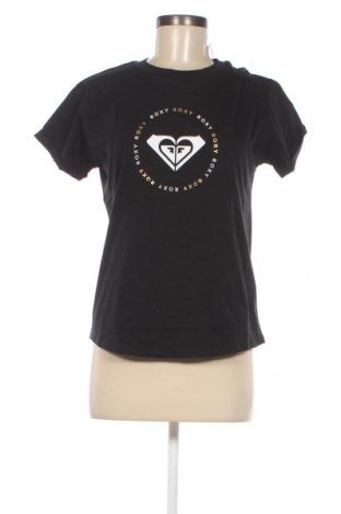 Γυναικείο t-shirt Roxy, Μέγεθος M, Χρώμα Μαύρο, Τιμή 17,01 €