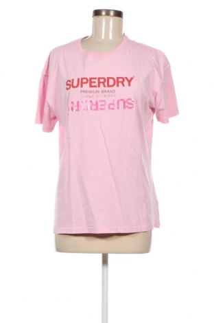 Damen T-Shirt Superdry, Größe M, Farbe Rosa, Preis 9,05 €