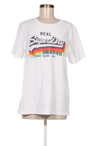 Γυναικείο t-shirt Superdry, Μέγεθος XL, Χρώμα Λευκό, Τιμή 18,04 €