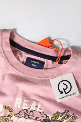 Damen T-Shirt Superdry, Größe M, Farbe Rosa, Preis 16,06 €