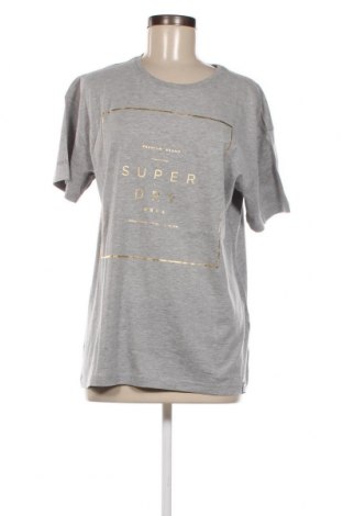 Γυναικείο t-shirt Superdry, Μέγεθος M, Χρώμα Γκρί, Τιμή 18,04 €