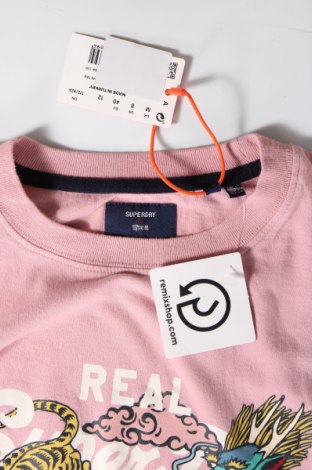 Damen T-Shirt Superdry, Größe M, Farbe Rosa, Preis 18,04 €