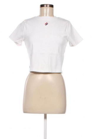 Γυναικείο t-shirt Superdry, Μέγεθος M, Χρώμα Λευκό, Τιμή 18,04 €