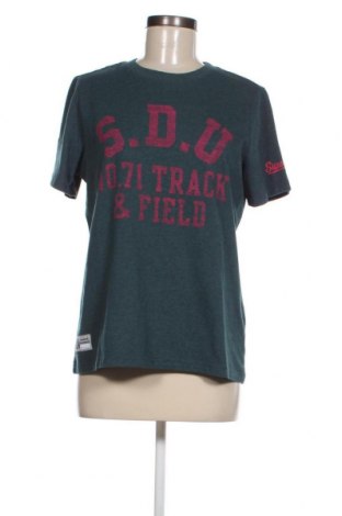 Γυναικείο t-shirt Superdry, Μέγεθος M, Χρώμα Πράσινο, Τιμή 18,04 €