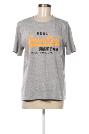 Γυναικείο t-shirt Superdry, Μέγεθος L, Χρώμα Γκρί, Τιμή 18,04 €