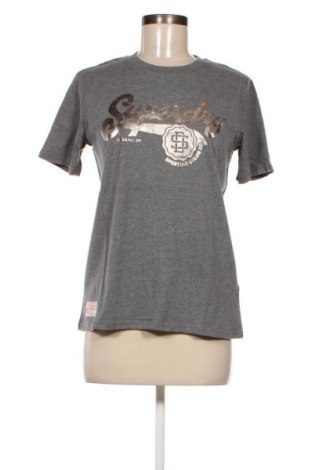 Γυναικείο t-shirt Superdry, Μέγεθος M, Χρώμα Γκρί, Τιμή 18,04 €