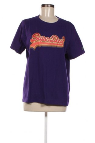 Damen T-Shirt Superdry, Größe XL, Farbe Lila, Preis 18,04 €