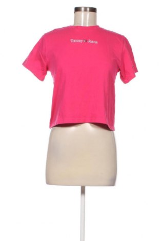 Дамска тениска Tommy Hilfiger, Размер XS, Цвят Розов, Цена 24,00 лв.