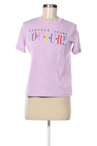 Γυναικείο t-shirt Versace Jeans, Μέγεθος M, Χρώμα Βιολετί, Τιμή 60,31 €