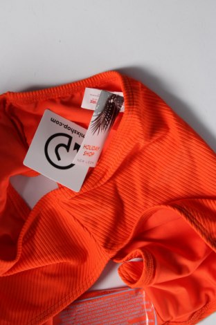 Damen-Badeanzug New Look, Größe XS, Farbe Orange, Preis 11,86 €