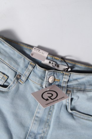 Damskie jeansy NA-KD, Rozmiar XS, Kolor Niebieski, Cena 41,74 zł