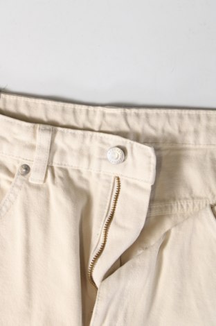 Damskie jeansy Weekday, Rozmiar XL, Kolor ecru, Cena 63,39 zł