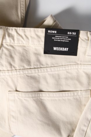 Damen Jeans Weekday, Größe L, Farbe Beige, Preis 7,19 €