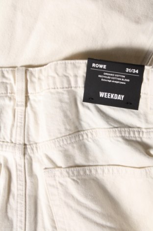 Damen Jeans Weekday, Größe XL, Farbe Weiß, Preis 7,61 €