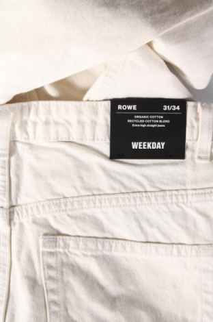 Damen Jeans Weekday, Größe XL, Farbe Weiß, Preis € 11,99