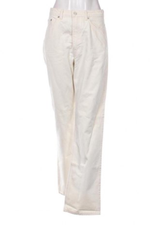 Damen Jeans Weekday, Größe L, Farbe Weiß, Preis 5,92 €