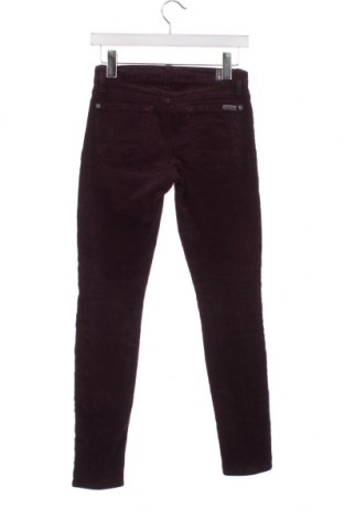 Дамски джинси 7 For All Mankind, Размер XS, Цвят Лилав, Цена 21,28 лв.