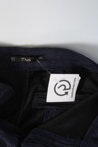 Pantaloni de velvet de femei K.zell, Mărime S, Culoare Albastru, Preț 21,94 Lei
