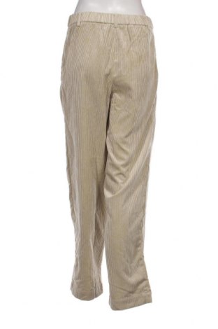 Pantaloni de velvet de femei MSCH, Mărime S, Culoare Bej, Preț 28,62 Lei