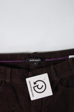 Pantaloni de velvet de femei More & More, Mărime XS, Culoare Maro, Preț 14,51 Lei