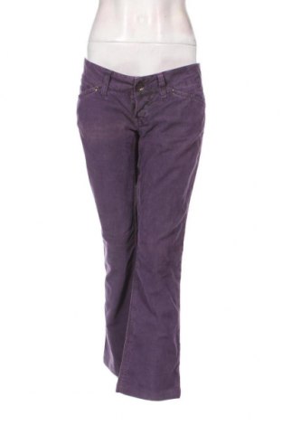 Pantaloni de velvet de femei Two Women In The World, Mărime M, Culoare Mov, Preț 31,32 Lei
