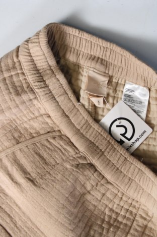 Дамски къс панталон H&M, Размер M, Цвят Бежов, Цена 19,00 лв.