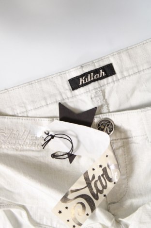 Дамски къс панталон Killah, Размер S, Цвят Сребрист, Цена 24,48 лв.