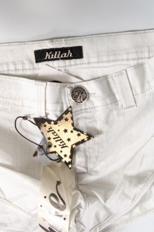 Дамски къс панталон Killah, Размер M, Цвят Сребрист, Цена 11,22 лв.