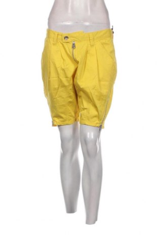 Γυναικείο κοντό παντελόνι Miss Sixty, Μέγεθος L, Χρώμα Κίτρινο, Τιμή 11,57 €