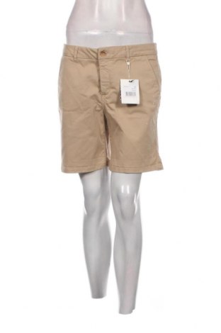 Γυναικείο κοντό παντελόνι Naf Naf, Μέγεθος L, Χρώμα  Μπέζ, Τιμή 12,62 €
