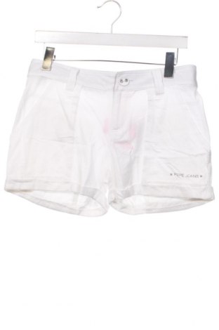 Γυναικείο κοντό παντελόνι Pepe Jeans, Μέγεθος XS, Χρώμα Λευκό, Τιμή 9,99 €