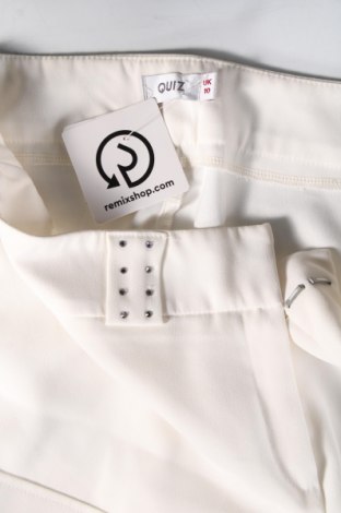 Γυναικείο κοντό παντελόνι Quiz, Μέγεθος S, Χρώμα Λευκό, Τιμή 14,85 €