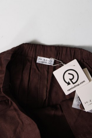 Дамски къс панталон Re.draft, Размер S, Цвят Кафяв, Цена 72,00 лв.