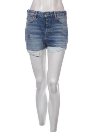 Γυναικείο κοντό παντελόνι Superdry, Μέγεθος M, Χρώμα Μπλέ, Τιμή 18,93 €