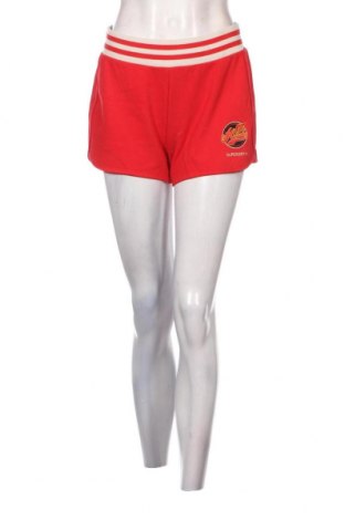 Дамски къс панталон Superdry, Размер M, Цвят Червен, Цена 14,96 лв.